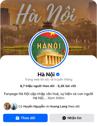 Fanpage Hà Nội